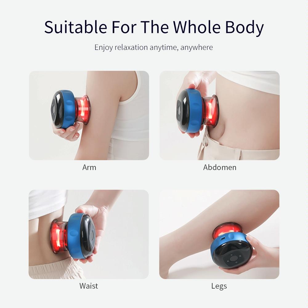 Electric Cupping Massager Compact & Effective - Blue 15