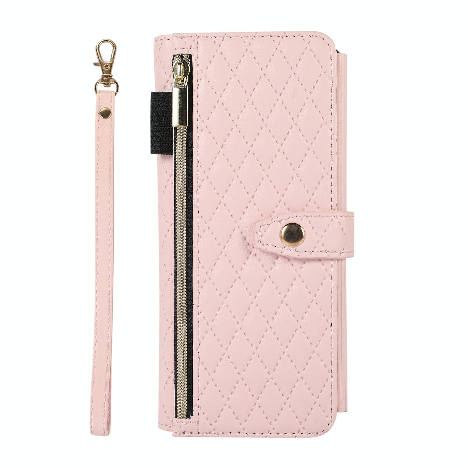 For Samsung Galaxy Z Fold4 5G Foldable Diamond Lattice Phone Case - White 3