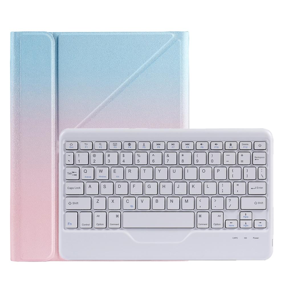 Bluetooth Keyboard Leather Case For Ipad Pro 11 With Triangle Holder & Pen Slot - Fits 2021 / 2020 / 2018 & Air 4 10.9 - Splittable - Black Diamond Pattern 12