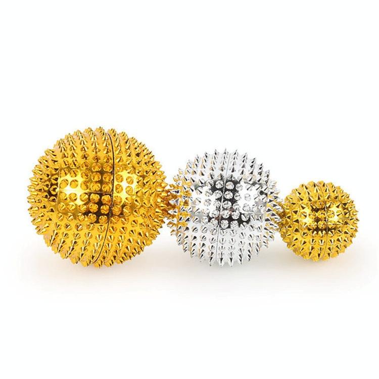 5.6Cm Magnetic Massage Ball For Muscle Relaxation - Gold 12