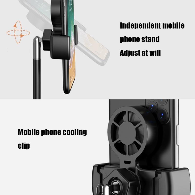 26cm Live Broadcast Beauty Light Bracket with Cooling Bracket - Medium Version Black 7