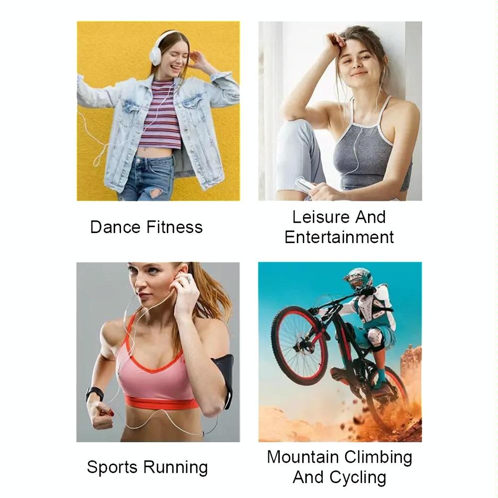 Touch Screen Mp3 Bluetooth Music Player 128Gb Memory Hifi Sports Clip - 16Gb 7