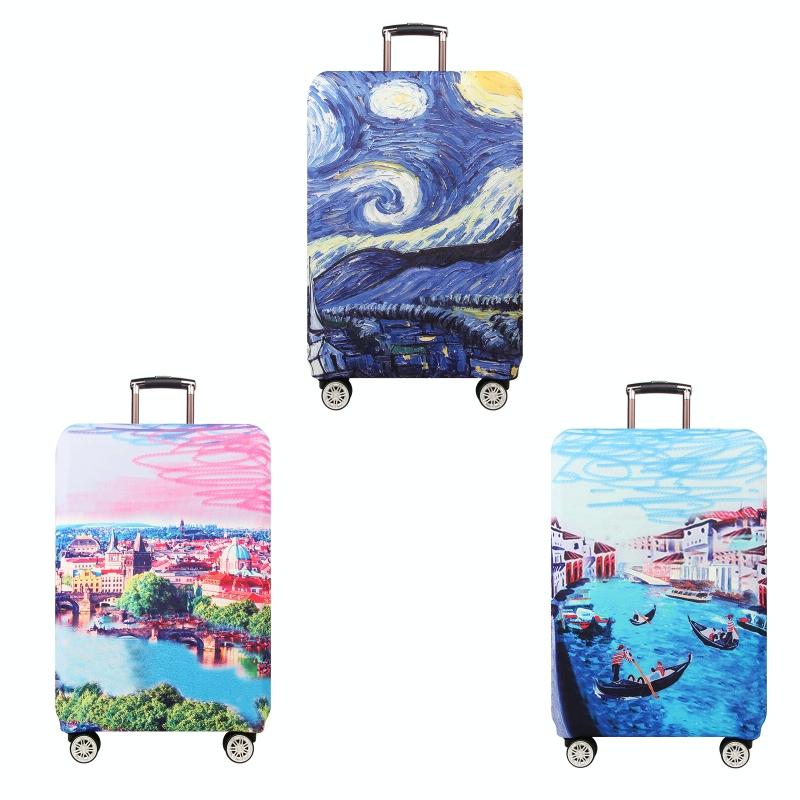 Wear-resistant Dust-proof Luggage Compartment Protective Cover - Size l - Starry Sky 3