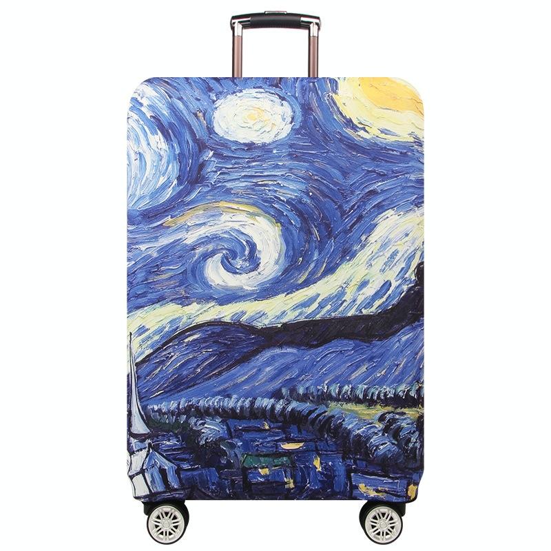Wear-resistant Dust-proof Luggage Compartment Protective Cover - Size l - Starry Sky 8