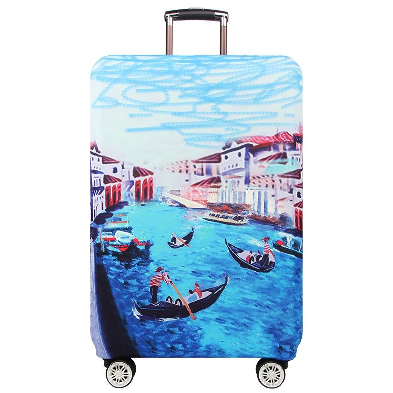 Wear-resistant Dust-proof Luggage Compartment Protective Cover - Size l - Starry Sky 10