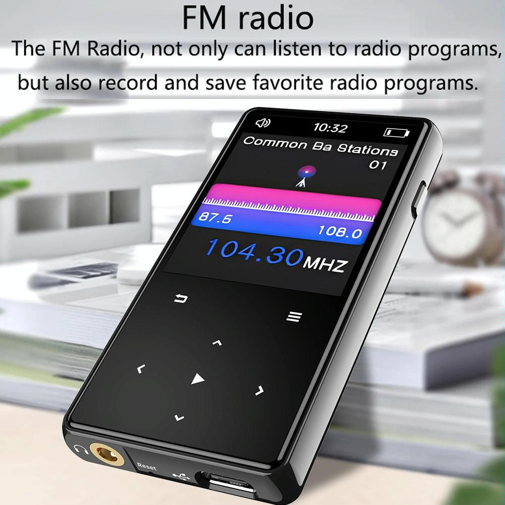 16Gb Portable Bluetooth Mp3 / Mp4 Music Player Black - 32Gb 14