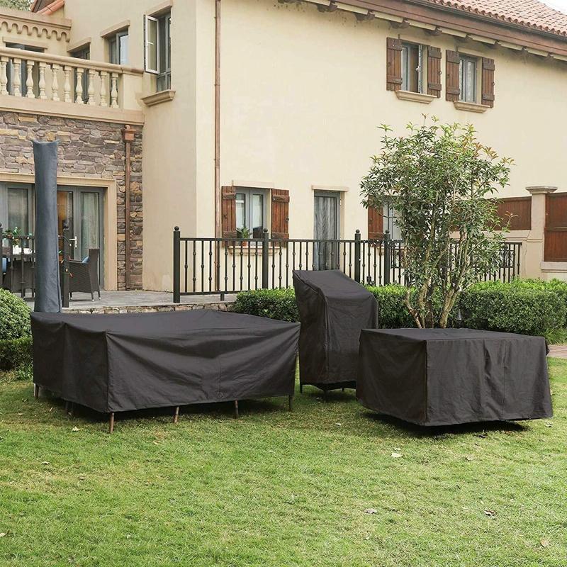 Waterproof Outdoor Furniture Cover - Protects from Dust and Uv - 170x94x70cm - Black 4