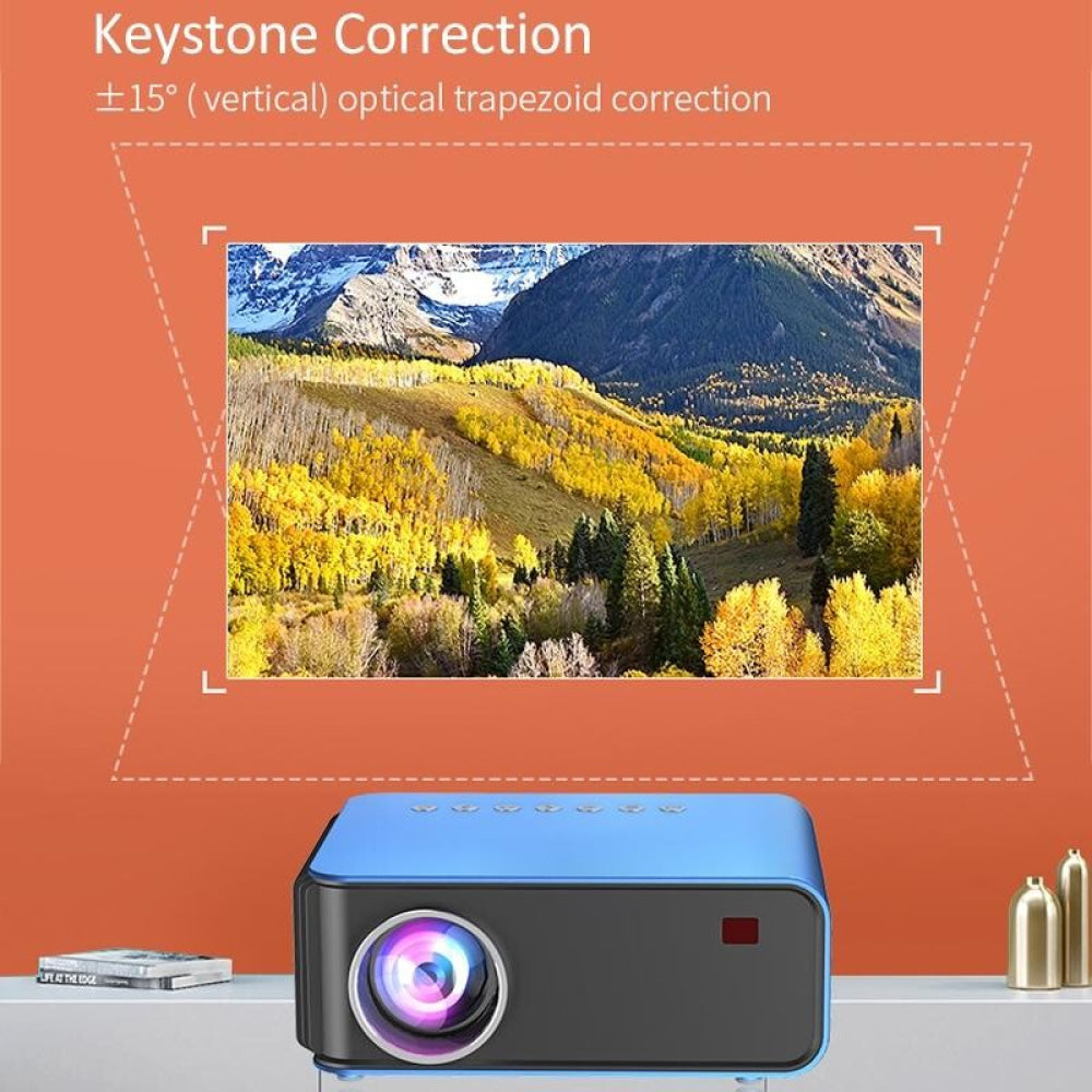 Portable Home Theater Projector - 1200 Lumens 1024X600 Resolution Blue 11
