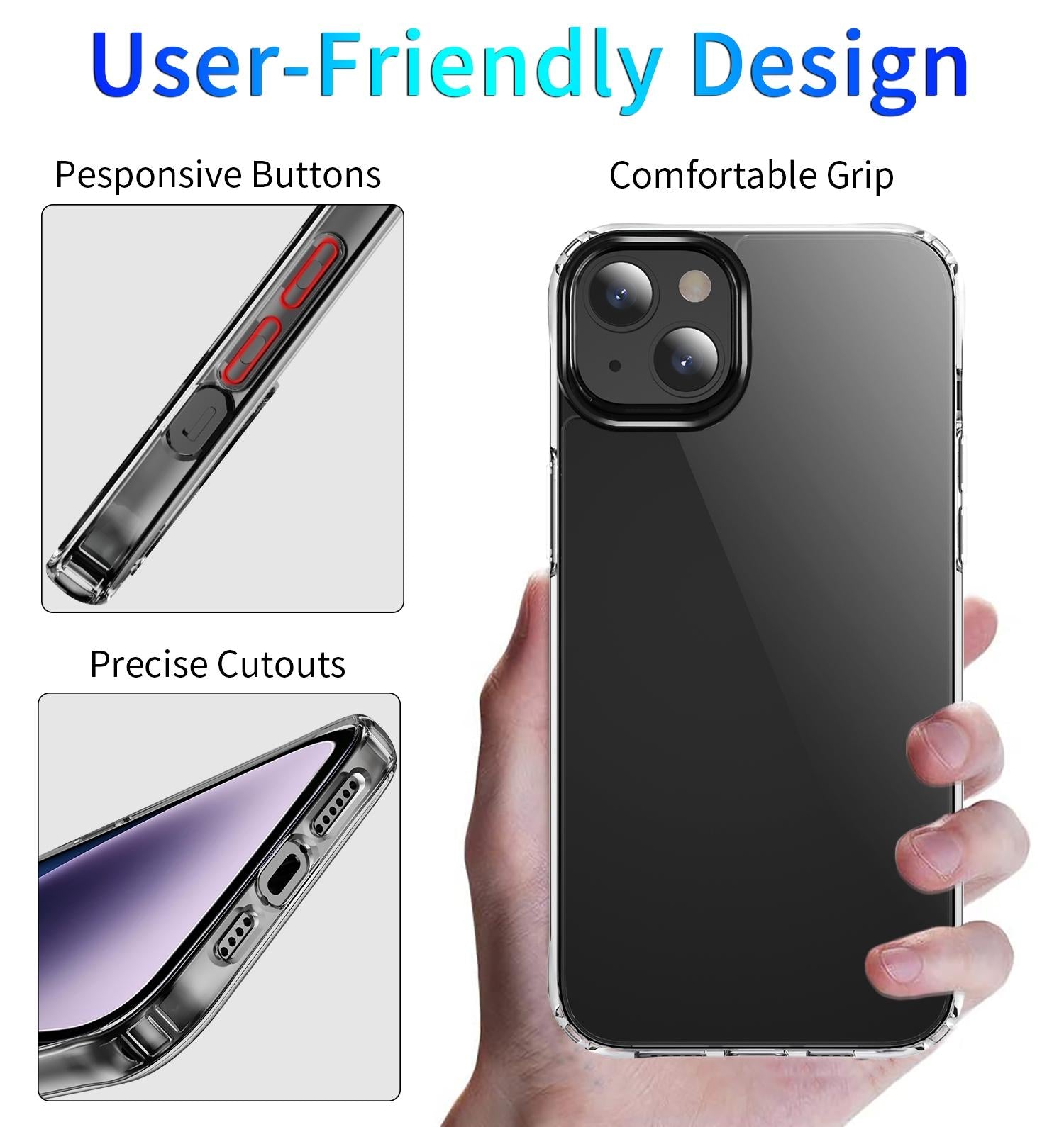Acrylic Shockproof Phone Case for Iphone 15 4