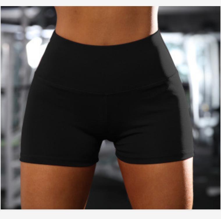 Fitness Yoga Shorts For Women Outdoor Jogging & Hiking Trunks-XL - Black - Xl