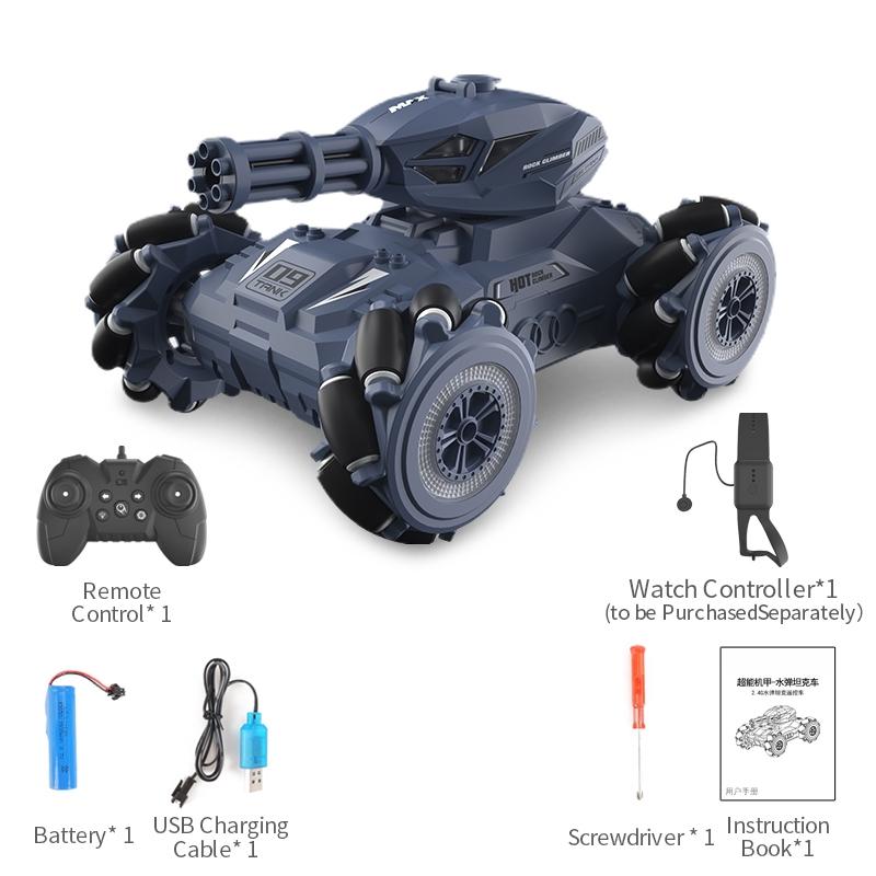 Drift Rc Car - Dual Control Universal Wheels - Blue 11