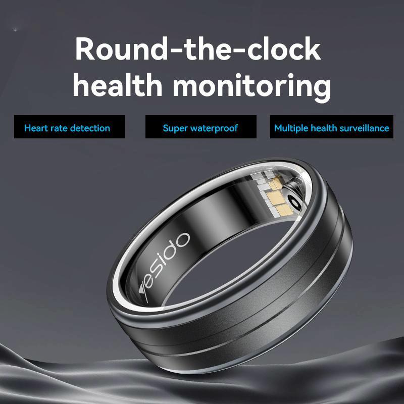 Smart Health Ring Temp Heart Rate Bp Reminder - 65Mm 3