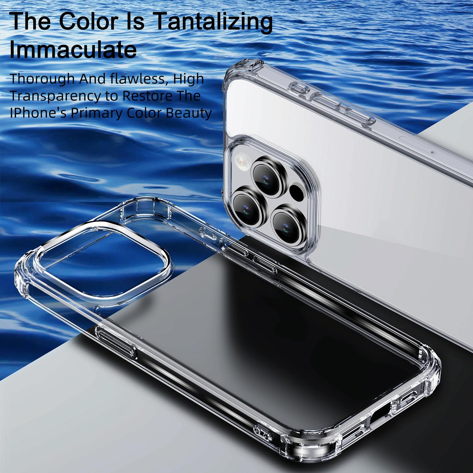 Crystal Clear Shockproof Phone Case for Iphone 15 by Ipaky 5