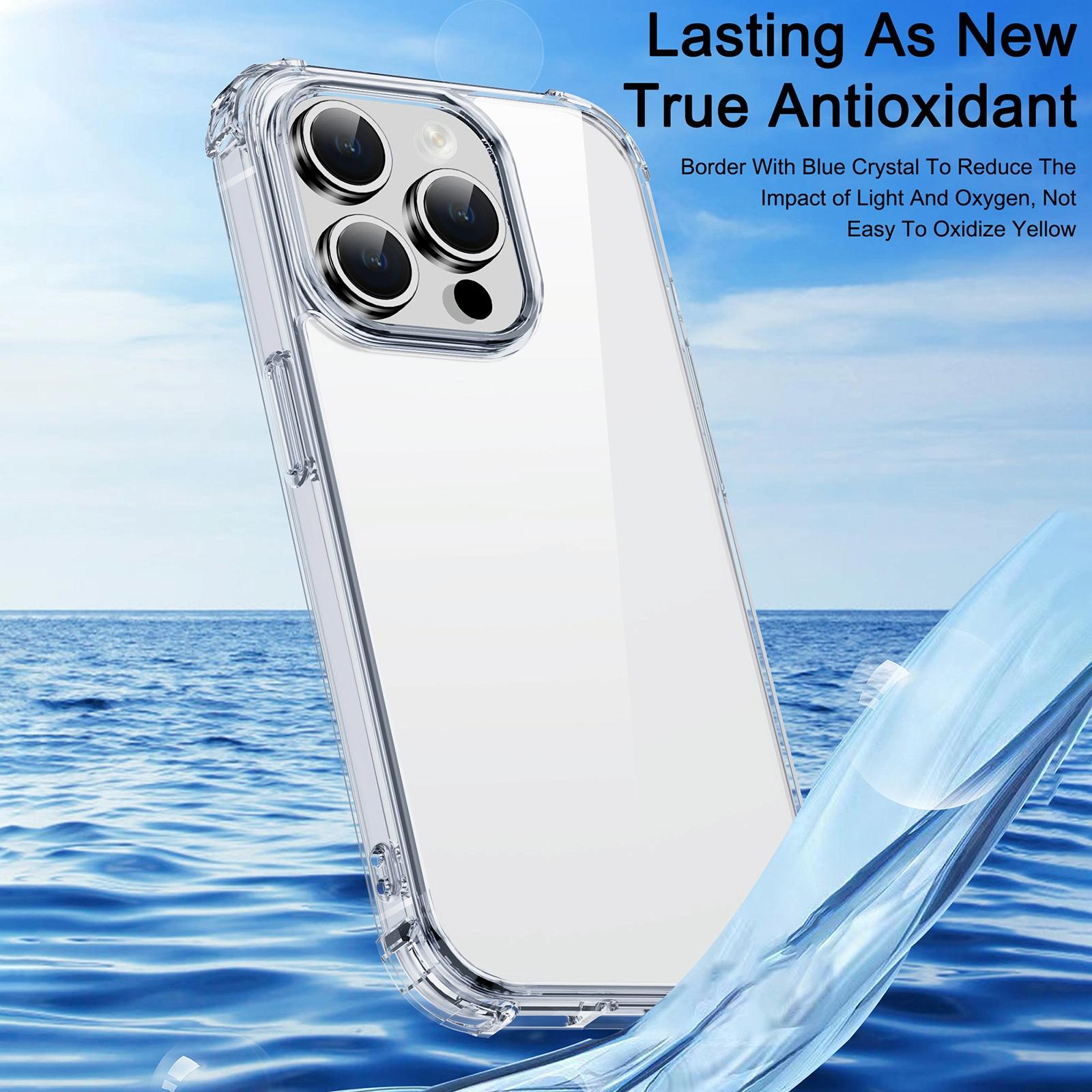 Crystal Clear Shockproof Phone Case for Iphone 15 by Ipaky 6