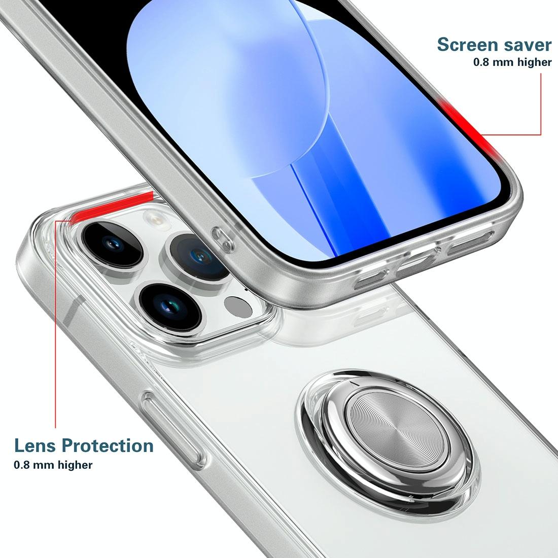 Tpu Phone Case with Ring Holder for Iphone 15 - Slim & Secure 4