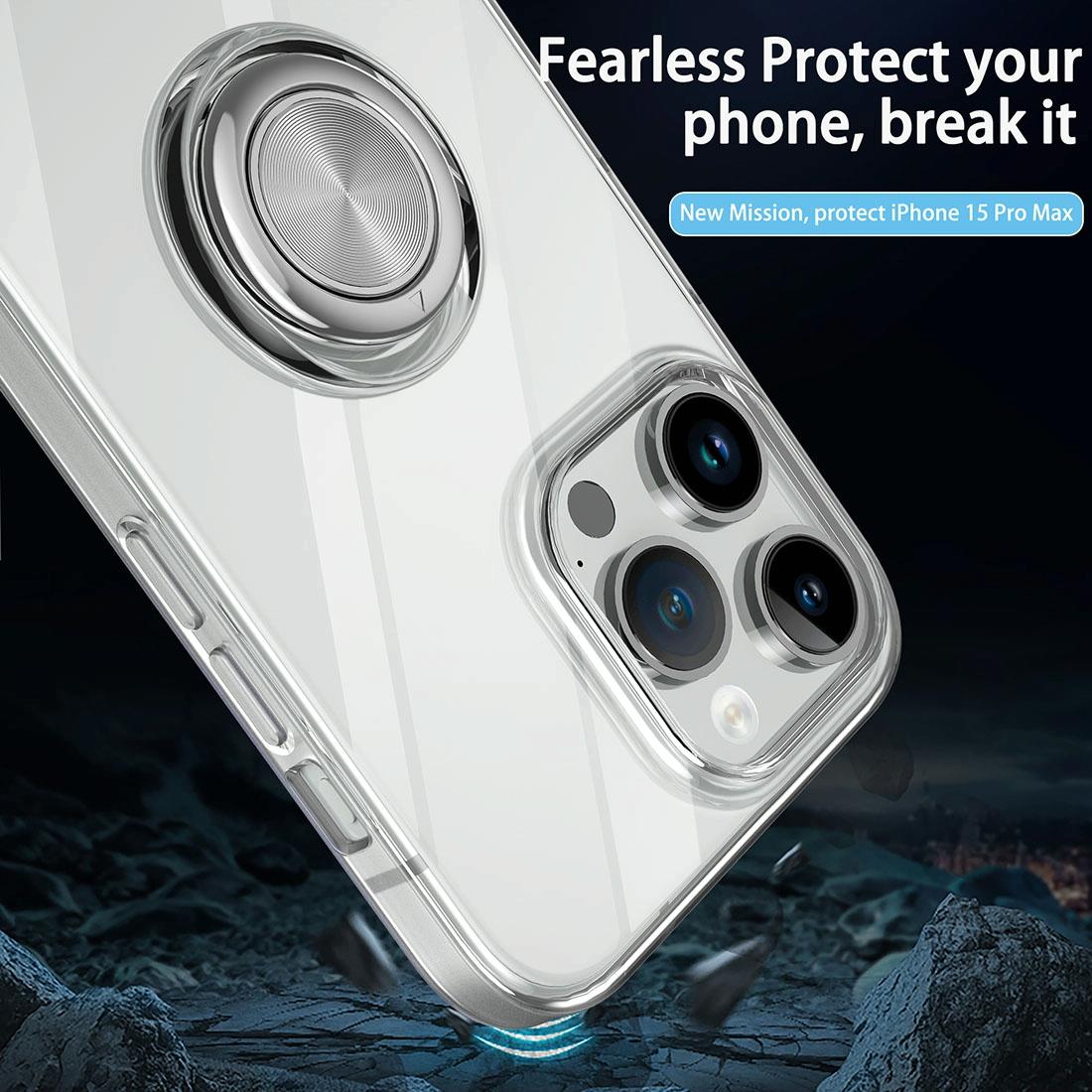 Tpu Phone Case with Ring Holder for Iphone 15 - Slim & Secure 6