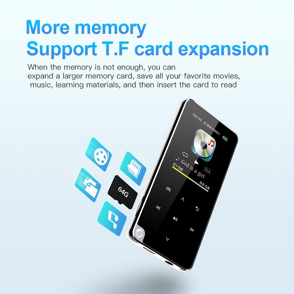 Portable Bluetooth Mp3 Player 32Gb Capacity Black 4