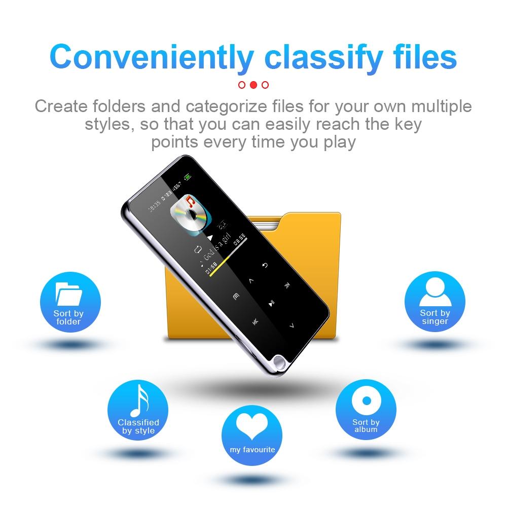 Portable Bluetooth Mp3 Player 32Gb Capacity Black 6