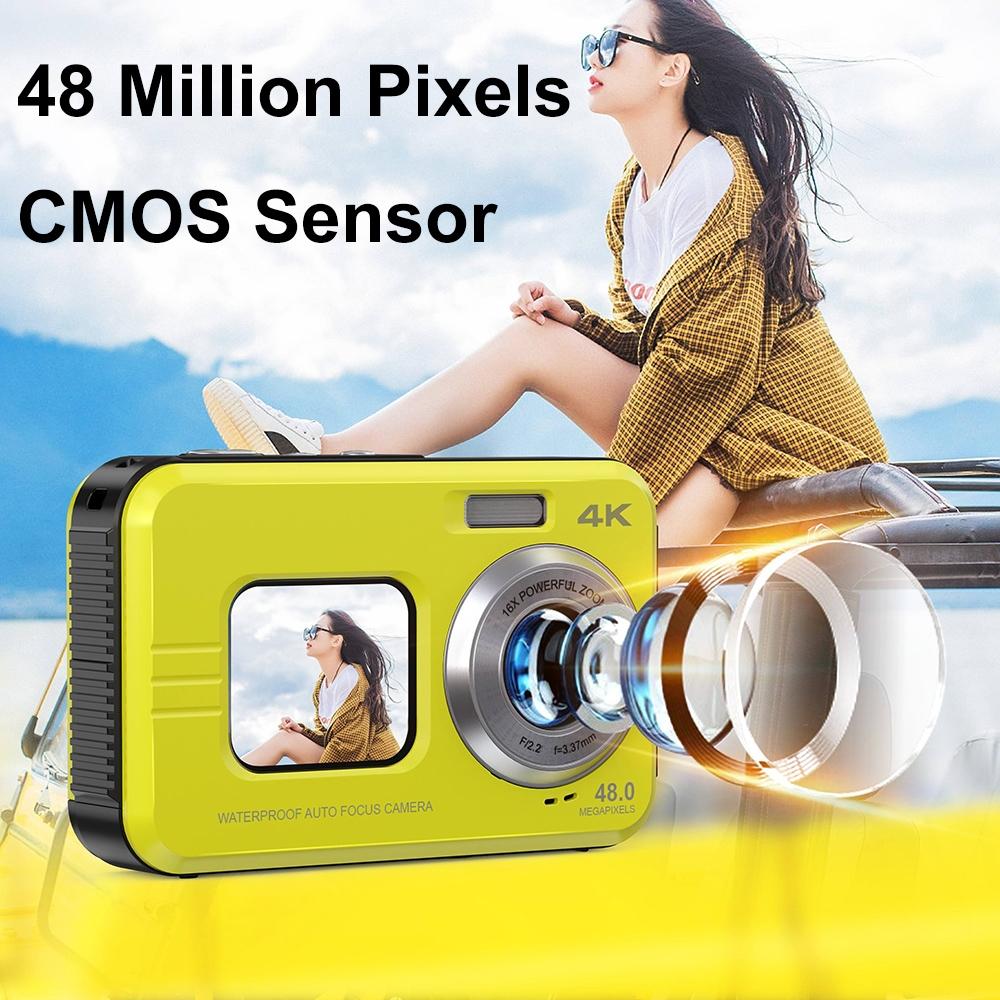Waterproof 48mp Dual Screen Outdoor Camera - Wdc901 - Black 5
