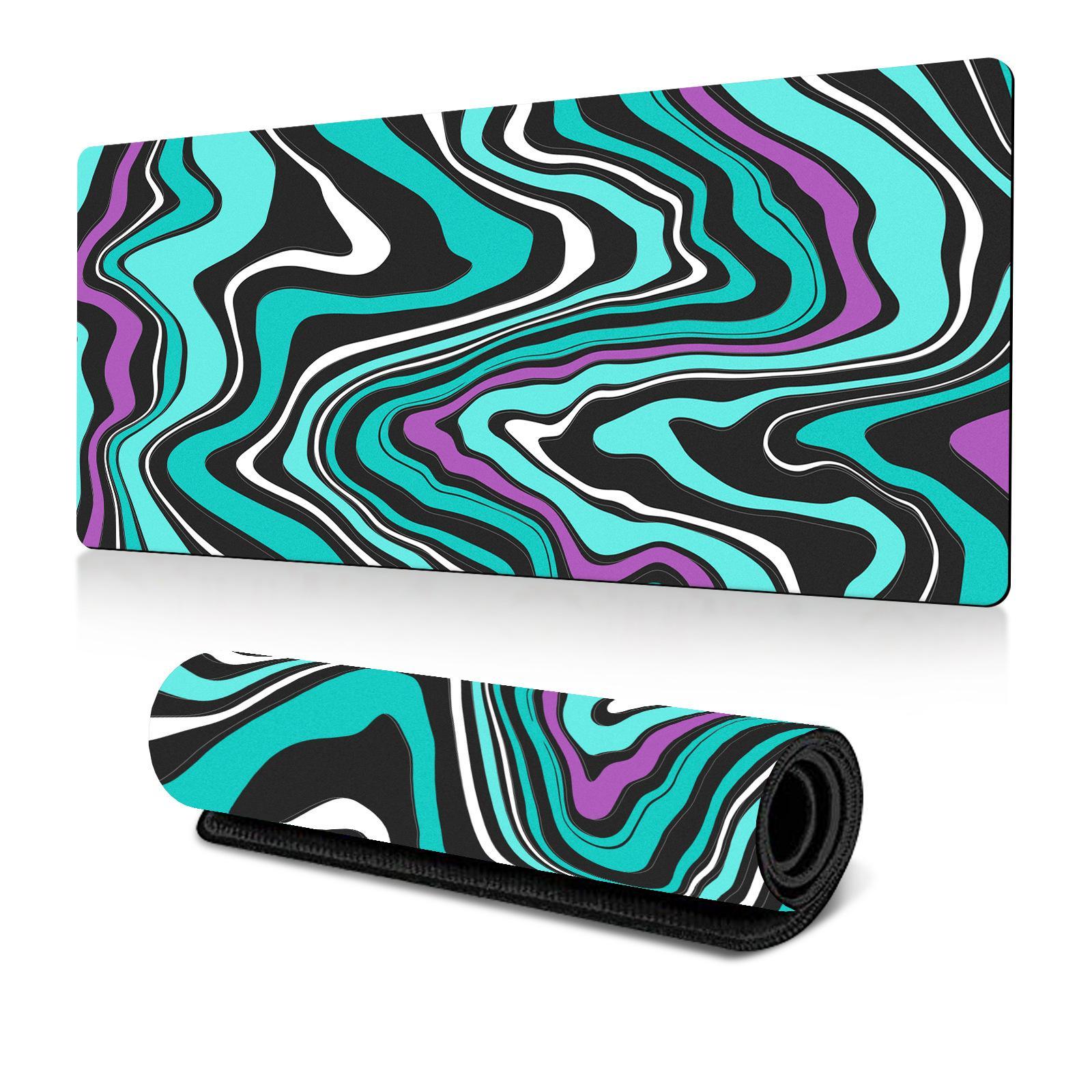 Abstract Gaming Desk Mat 300 X 600 X 2Mm - Abstract Fluid 2 - 400X900X2Mm 7