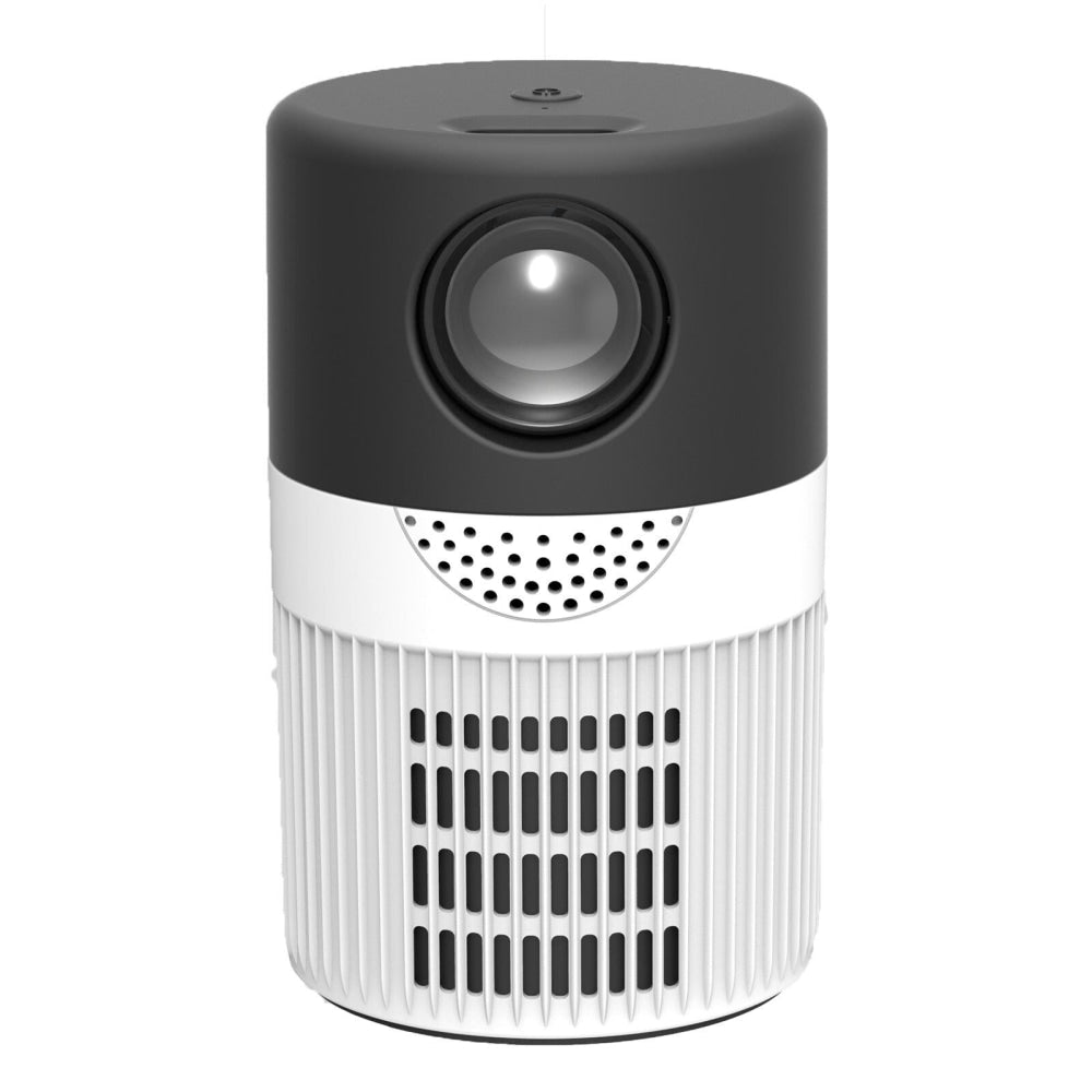 3000 Lumens Mini Projector With 100 Inch Screen - Grey Yellow 12