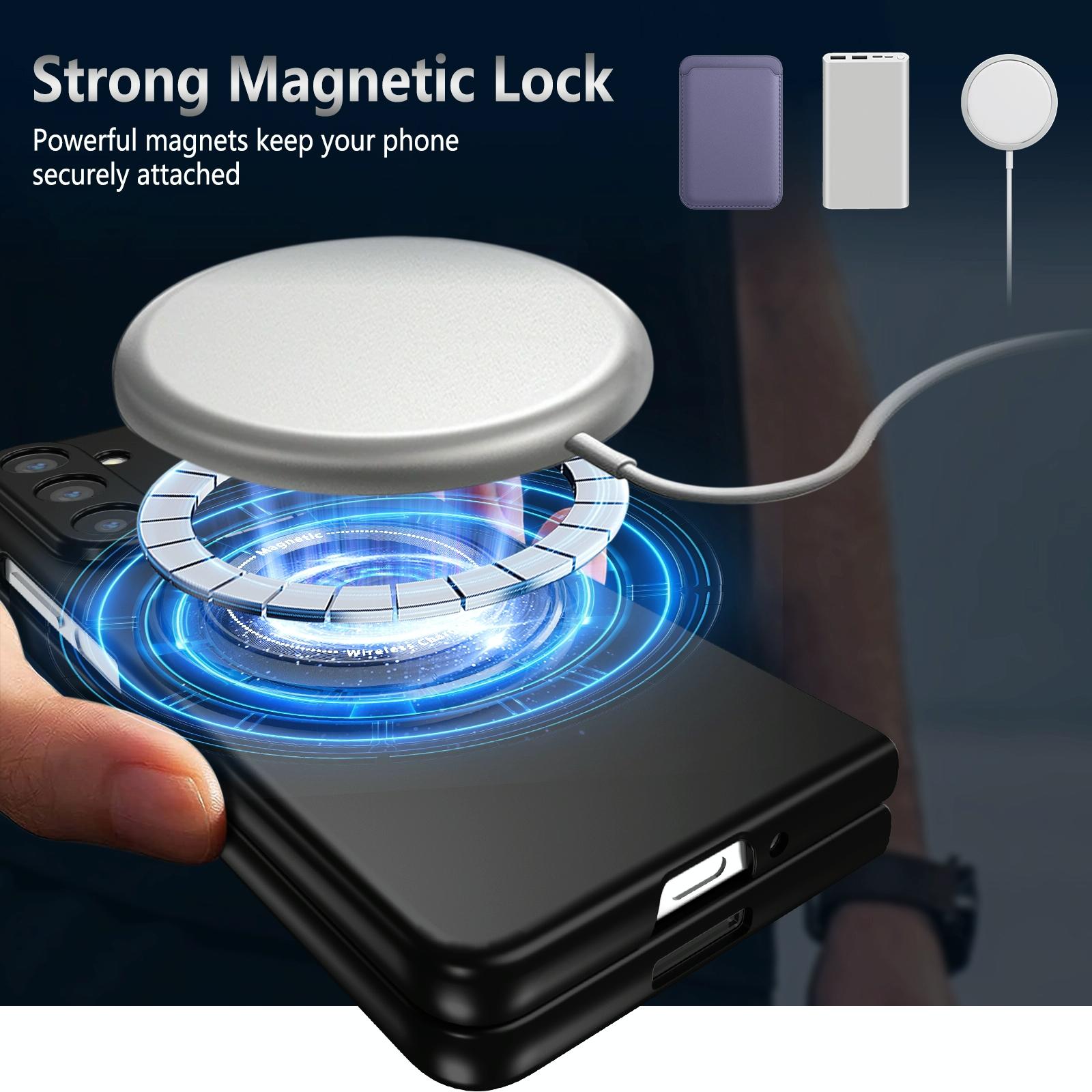 For Samsung Galaxy Z Fold4 5G Shockproof 360 Degree Rotating Case - Blue 7