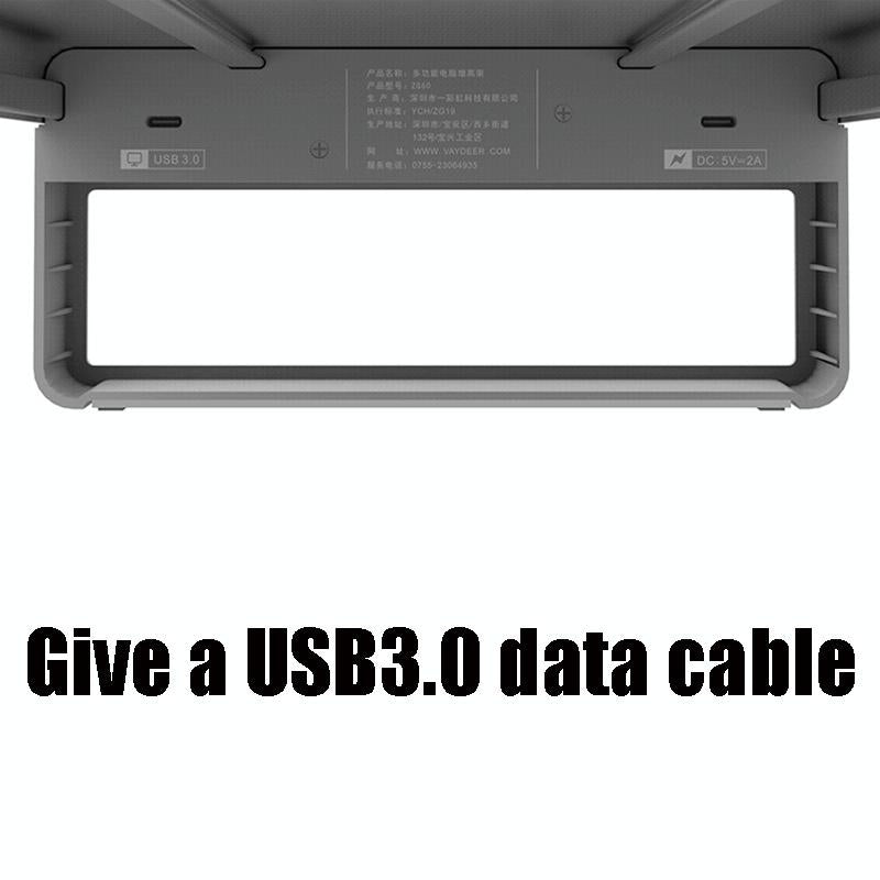 Vaydeer Laptop Stand - Multifunctional Usb Wireless Display Rack 4