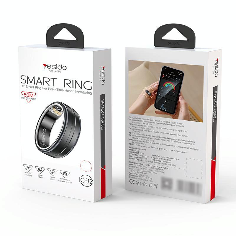 Smart Health Ring Temp Heart Rate Bp Reminder - 68Mm 4