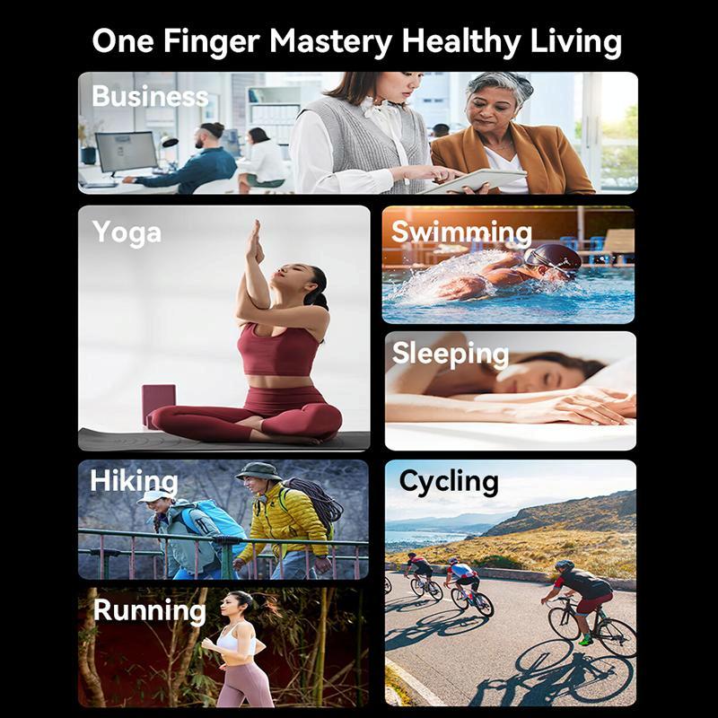 Smart Health Ring Temp Heart Rate Bp Reminder - 68Mm 11