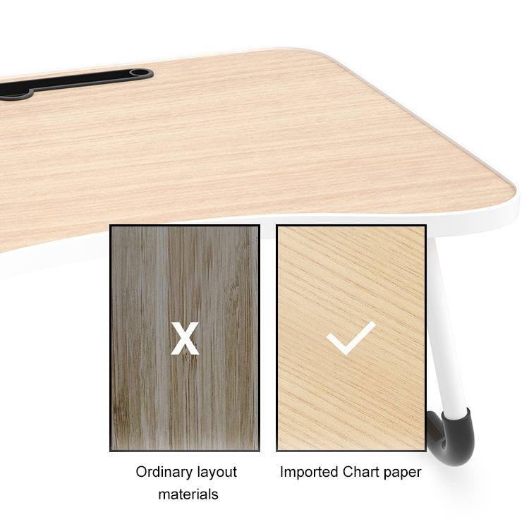 Adjustable Folding Laptop Desk - Non-slip W-shaped Legs Square Pattern Portable Cloud Design - Hcb5115A 6