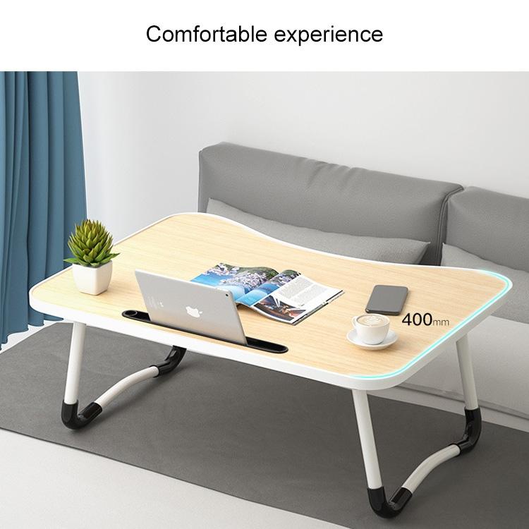 Adjustable Folding Laptop Desk - Non-slip W-shaped Legs Square Pattern Portable Cloud Design - Hcb5115A 8