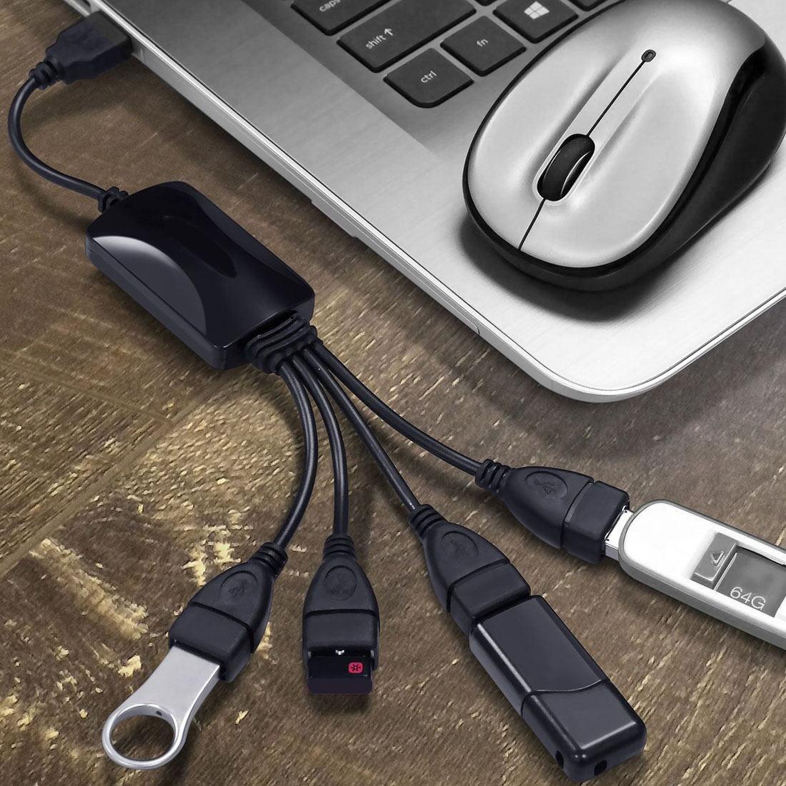 4-Port Usb 2.0 High Speed Hub For Pc 6