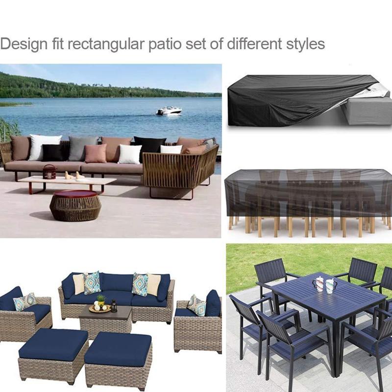 Waterproof Outdoor Furniture Cover for Table and Chairs - 180x150x80cm 6