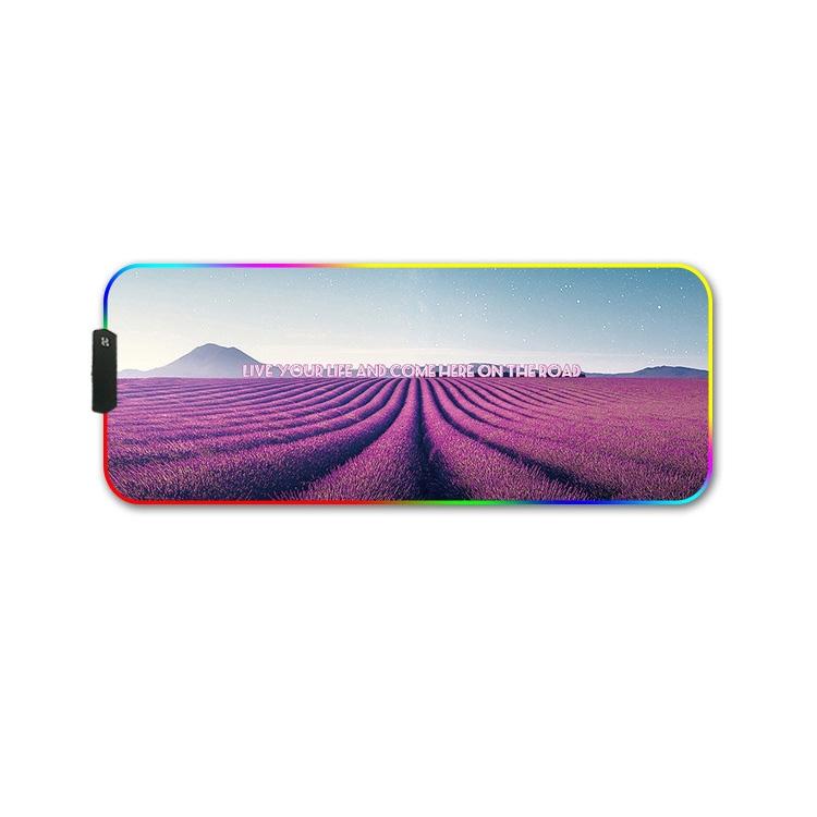 Rgb Non Slip Mouse Pad With Thermal Transfer - Vast Starry Sky 4