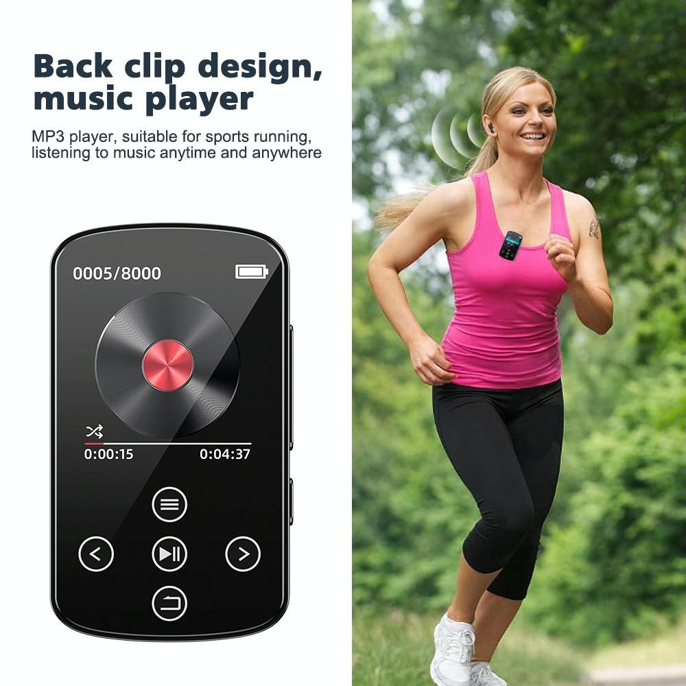 Touch Screen Mp3 Bluetooth Music Player 128Gb Memory Hifi Sports Clip - 128Gb 6