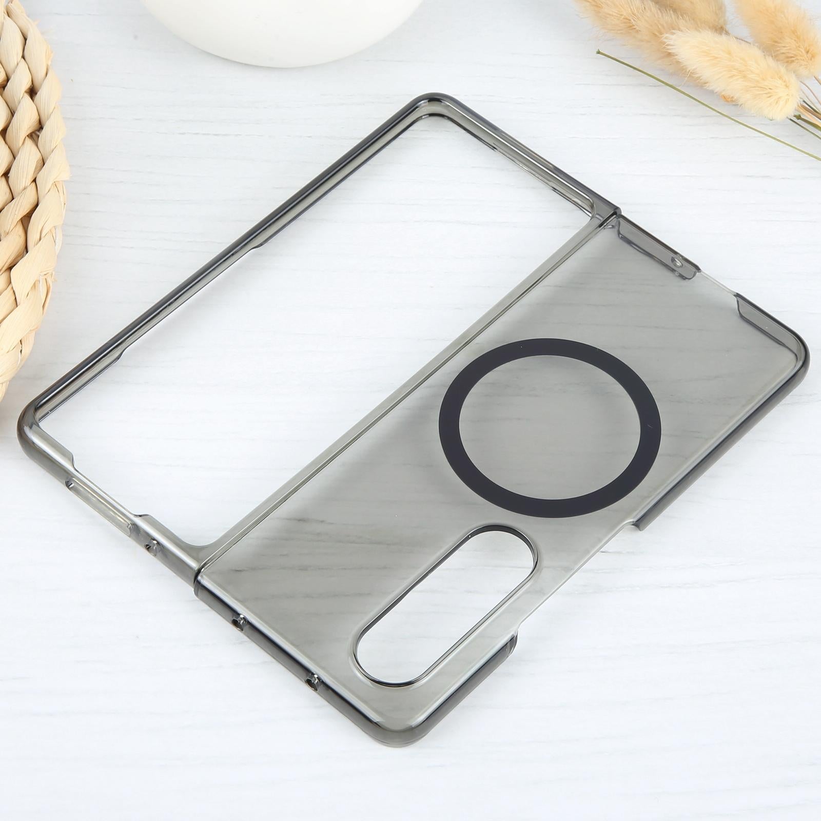 For Samsung Galaxy Z Fold4 5G Shockproof Magsafe Case - Transparent 3