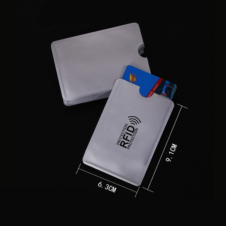 Aluminum Foil Rfid Blocking Card Holder 3
