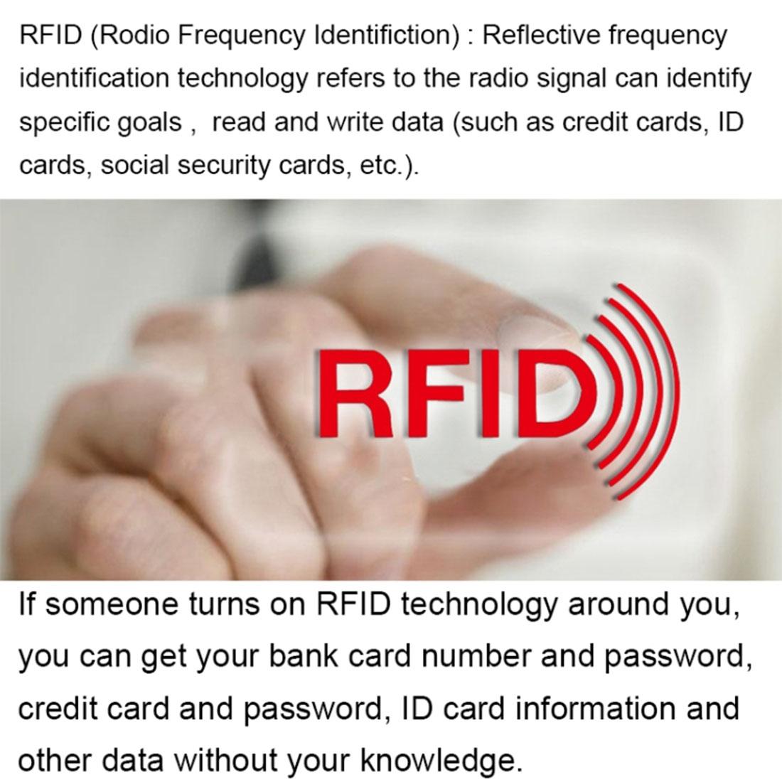 Aluminum Foil Rfid Blocking Card Holder 6