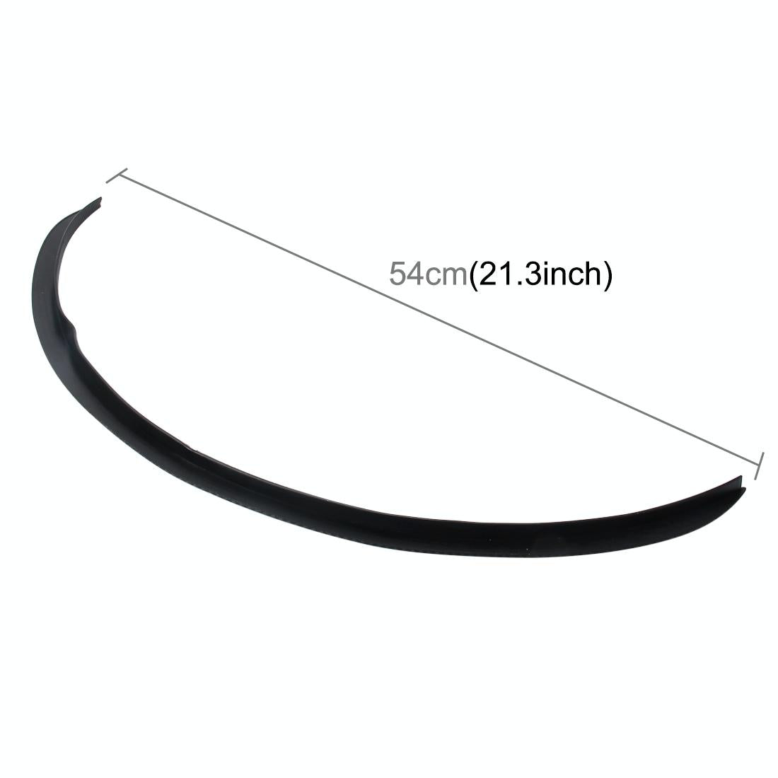 2 Pcs 45Cm Car Stickers Rubber Large Round Arc Strips Universal Fender Flares Wheel Eyebrow Decal Sticker Eyebrow Car-Covers Black Striped Round Arc Strips - 75 X 2Cm 3
