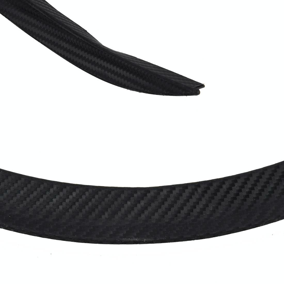 2 Pcs 45Cm Car Stickers Rubber Large Round Arc Strips Universal Fender Flares Wheel Eyebrow Decal Sticker Eyebrow Car-Covers Black Striped Round Arc Strips - 75 X 2Cm 11