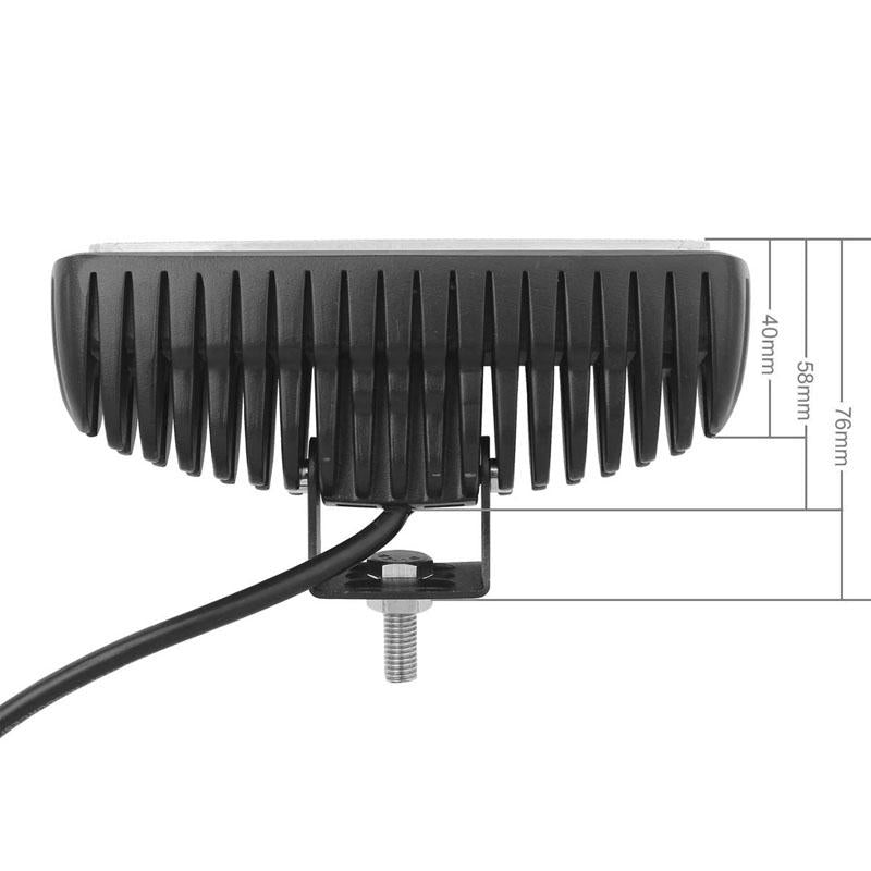 18W Epistar 6 Led Car Work Lamp Bar Light Waterproof Ip67 Dc 10 - 30V - Dc 10-30V