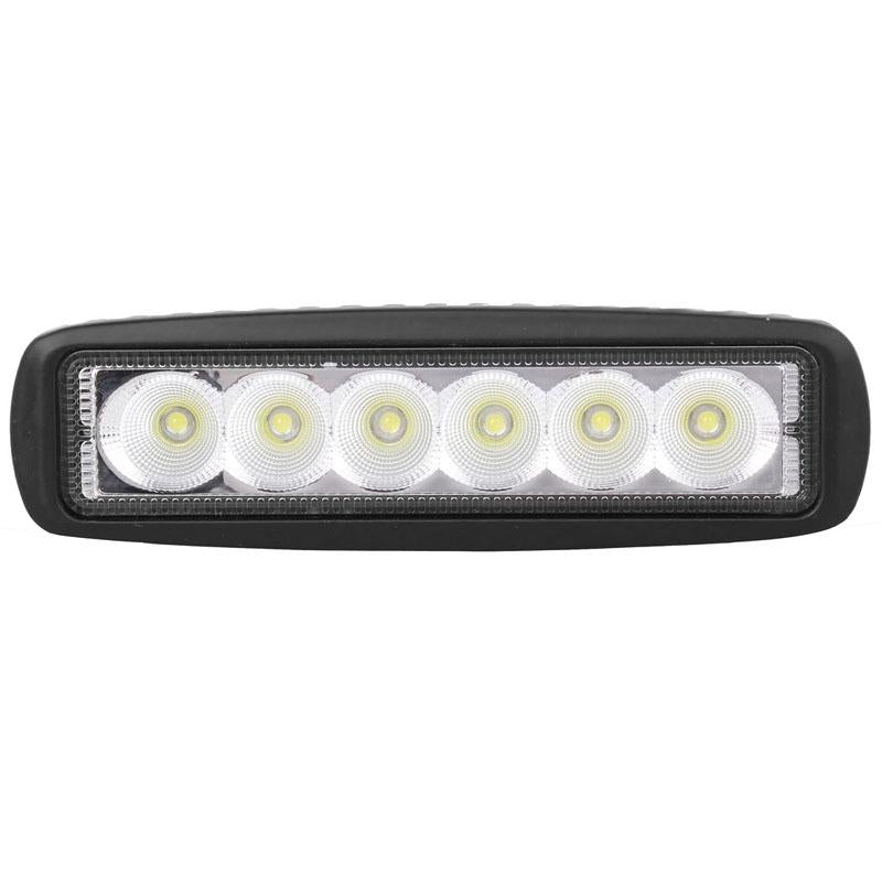 18W Epistar 6 Led Car Work Lamp Bar Light Waterproof Ip67 Dc 10 - 30V - Dc 10-30V 7
