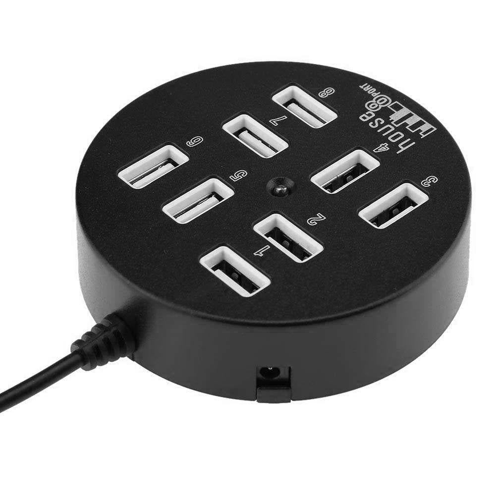 8-Port Usb 2.0 Hub For Laptop 60Cm Length 1Tb Hdd Support 4