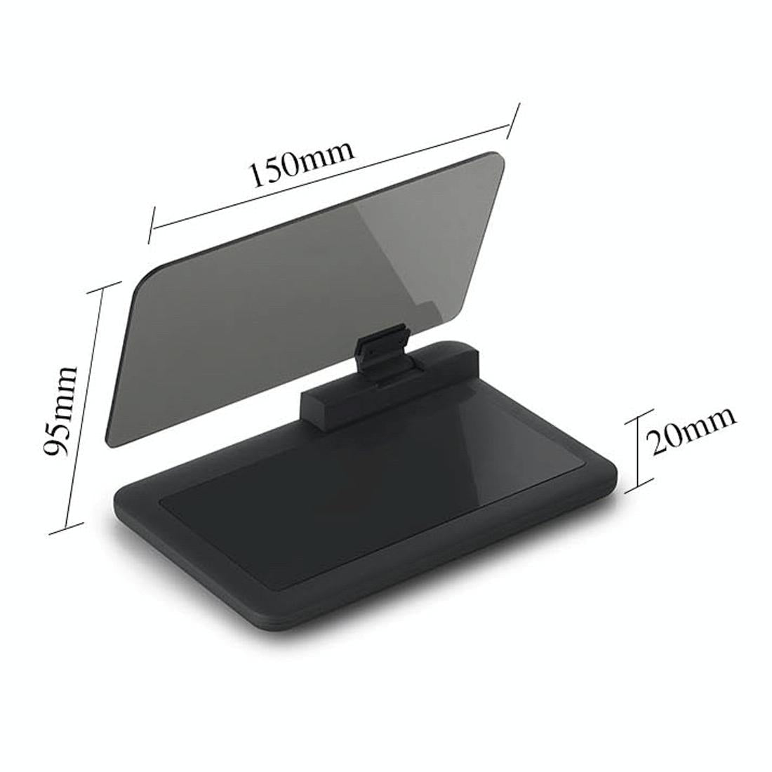 Car Gps Hud Holder For Smartphones Black 3