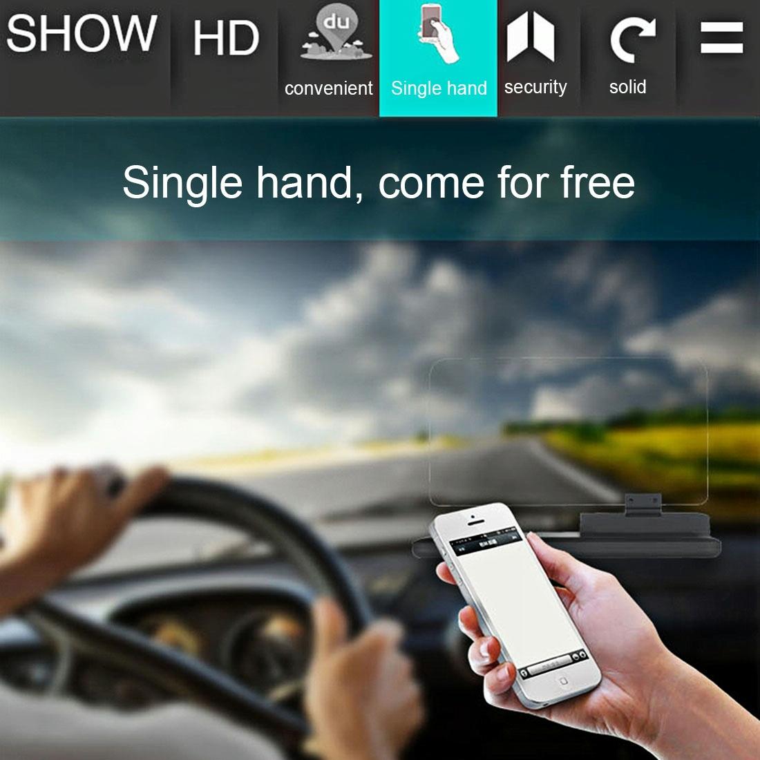Car Gps Hud Holder For Smartphones Black 10