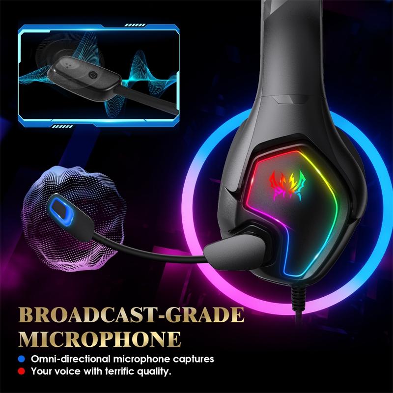 Rgb Gaming Headset With Omni Mic 1.9M Cable 5