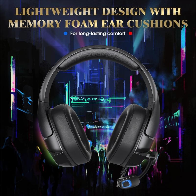Rgb Gaming Headset With Omni Mic 1.9M Cable 6