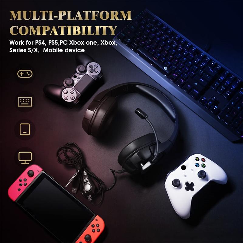 Rgb Gaming Headset With Omni Mic 1.9M Cable 8
