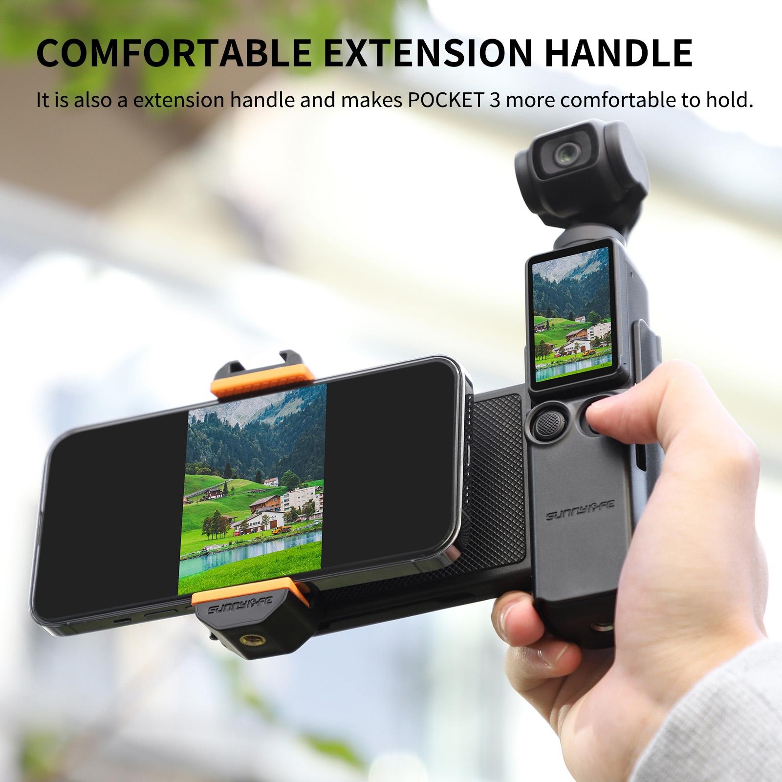 Portable Phone Clamp Holder with Storage Case for Dji Pocket 3 9