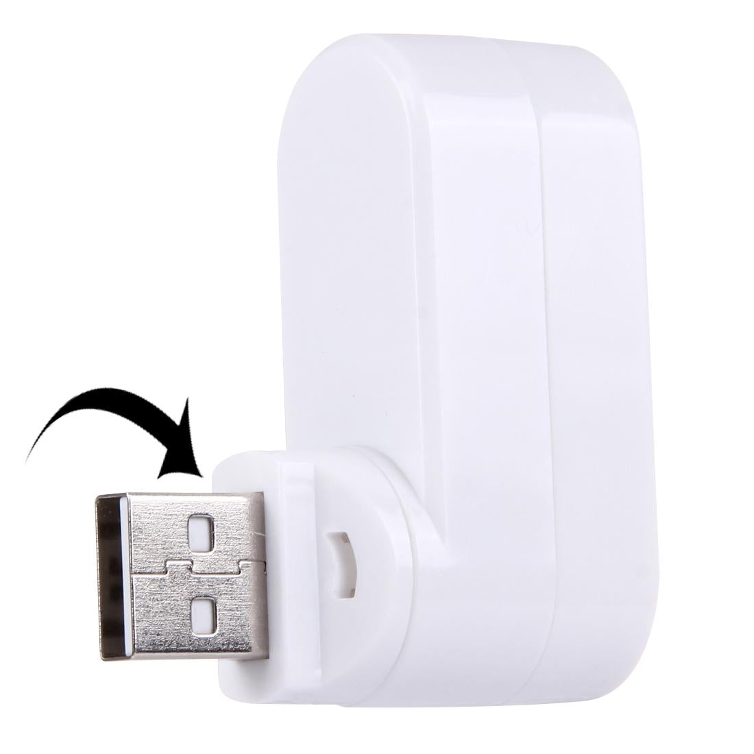 3-Port Usb 2.0 Hub With 180° Rotation - Black 10